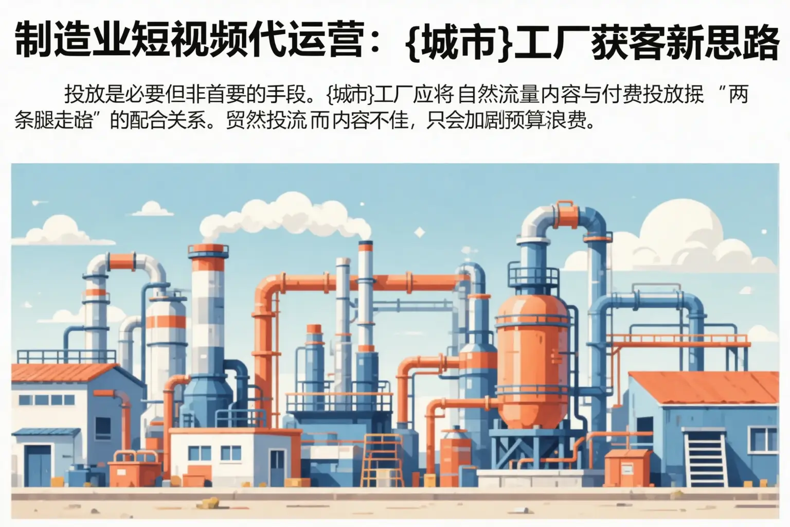 制造业短视频代运营：西市工厂获客新思路